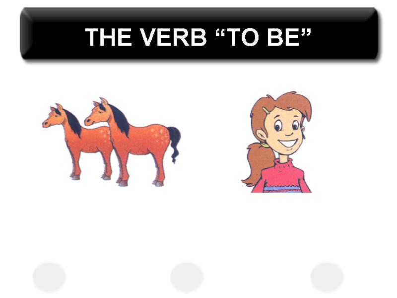 THE VERB “TO BE”